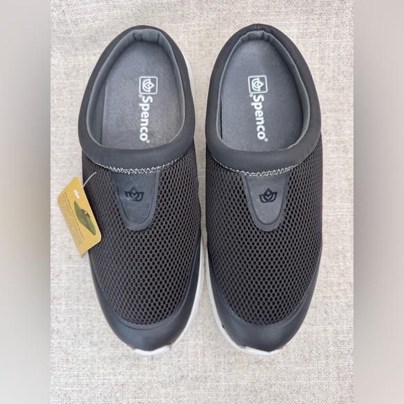 Spenco Bliss womens black mesh slip on sneakers shoes sz 10 Wide orthotic comfy - Picture 9 of 11